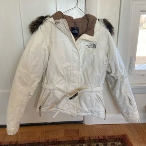The North Face Greenland 550 Down Belted Jacket Parka Women’s White Size S